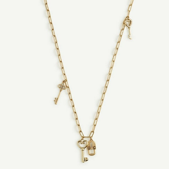 Ann Taylor Jewelry - NWT Ann Taylor lock and key necklace